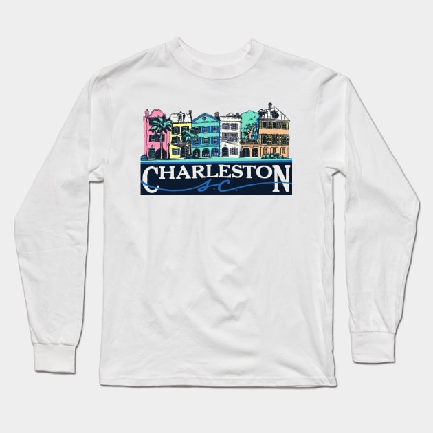 Charleston Rainbow Road Long Sleeve T-Shirt by ZSONN